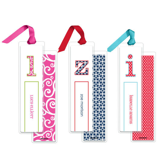 Personalized Bookmarks in Your Choice of Pattern